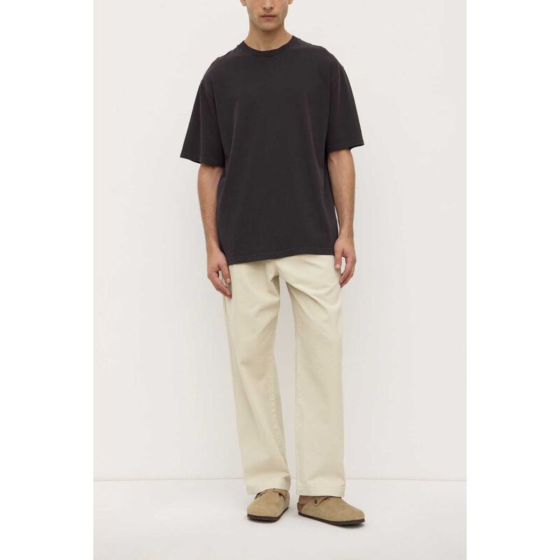 Assembly Label Knox Organic Oversized Tee Washed Black image number 3